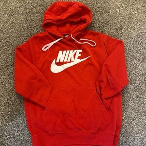 Red men’s Nike sweatshirt
